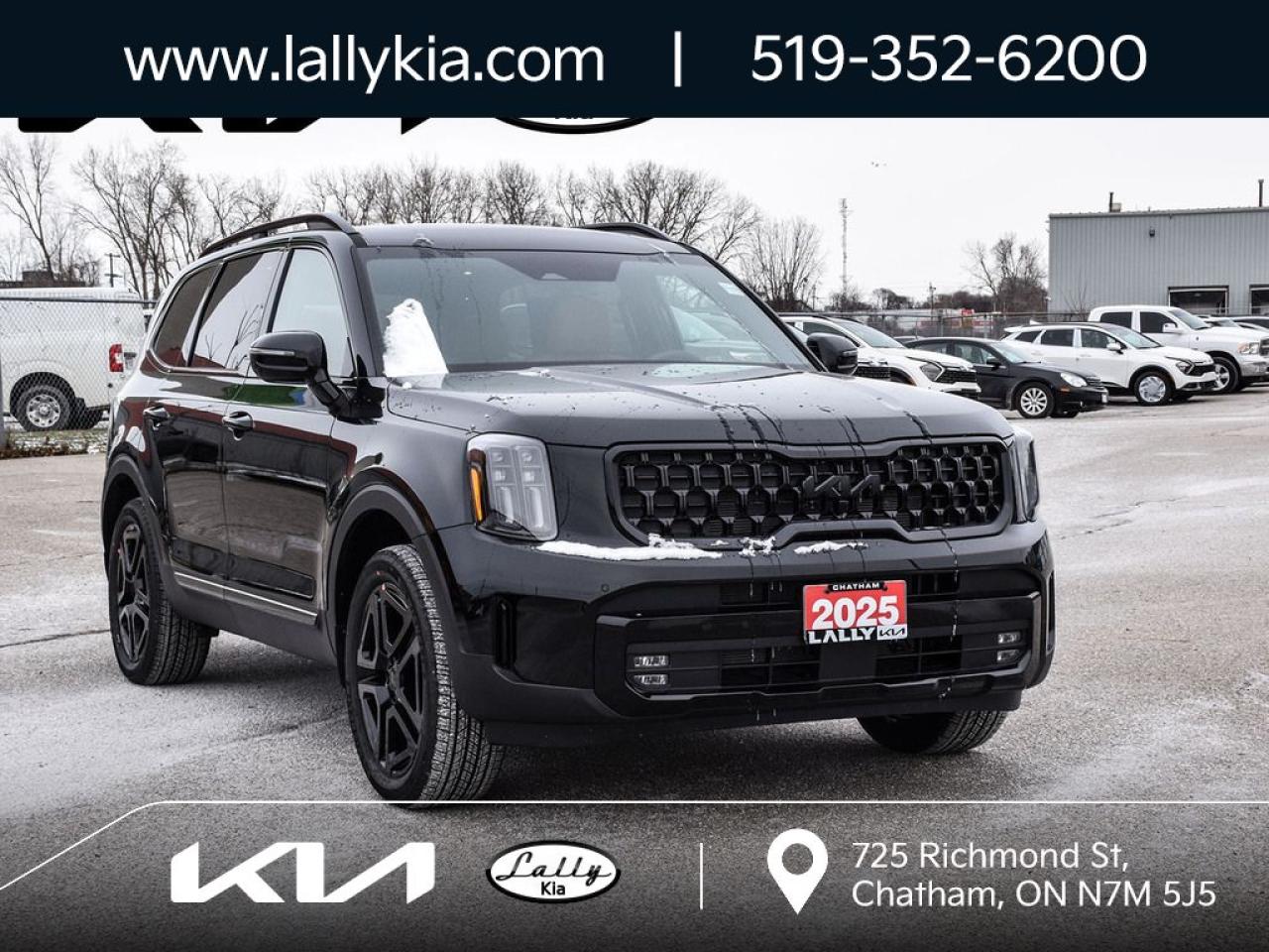 New 2025 Kia Telluride X-Line w/Terracota Brown Interior for sale in Chatham, ON