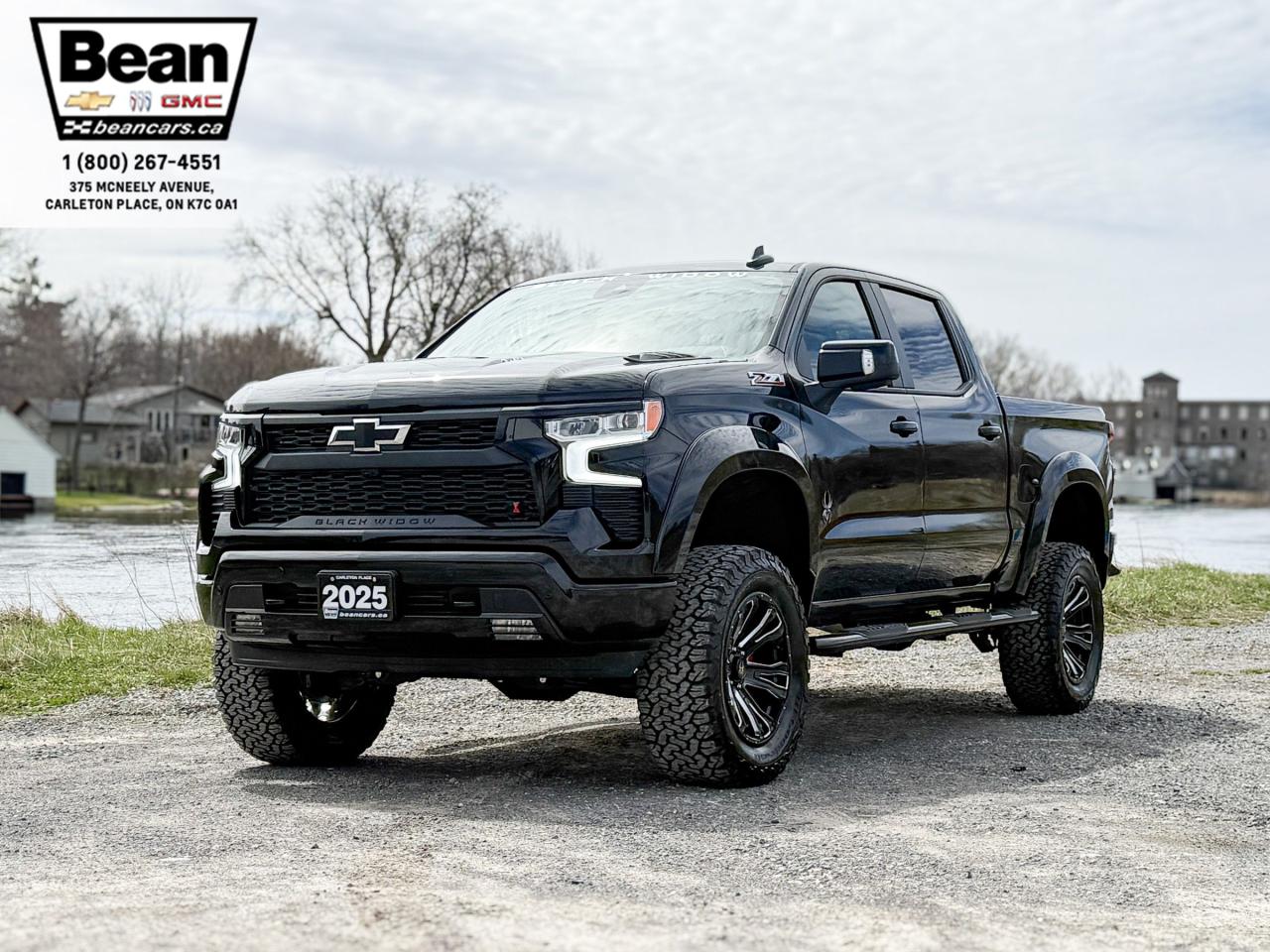 New 2025 Chevrolet Silverado 1500 RST BLACK WIDOW PACKAGE - 6.2L V8 WITH REMOTE START/ENTRY, SUNROOF, HEATED FRONT SEATS, HEATED STEERING WHEEL, HD SURROUND VISION for sale in Carleton Place, ON