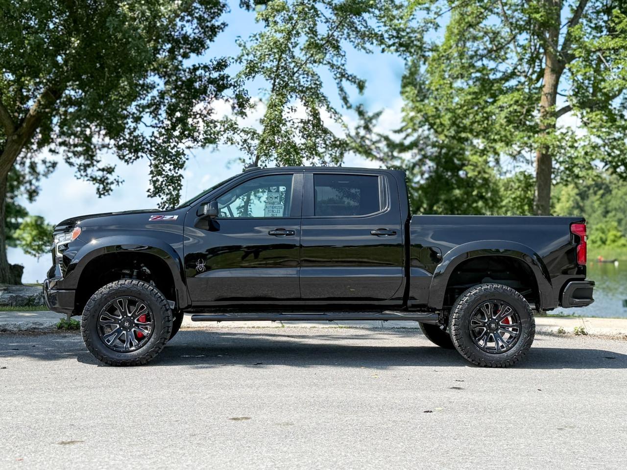 2025 Chevrolet Silverado 1500 RST BLACK WIDOW PACKAGE - 6.2L V8 WITH REMOTE START/ENTRY, SUNROOF, HEATED FRONT SEATS, HEATED STEERING WHEEL, HD SURROUND VISION Photo