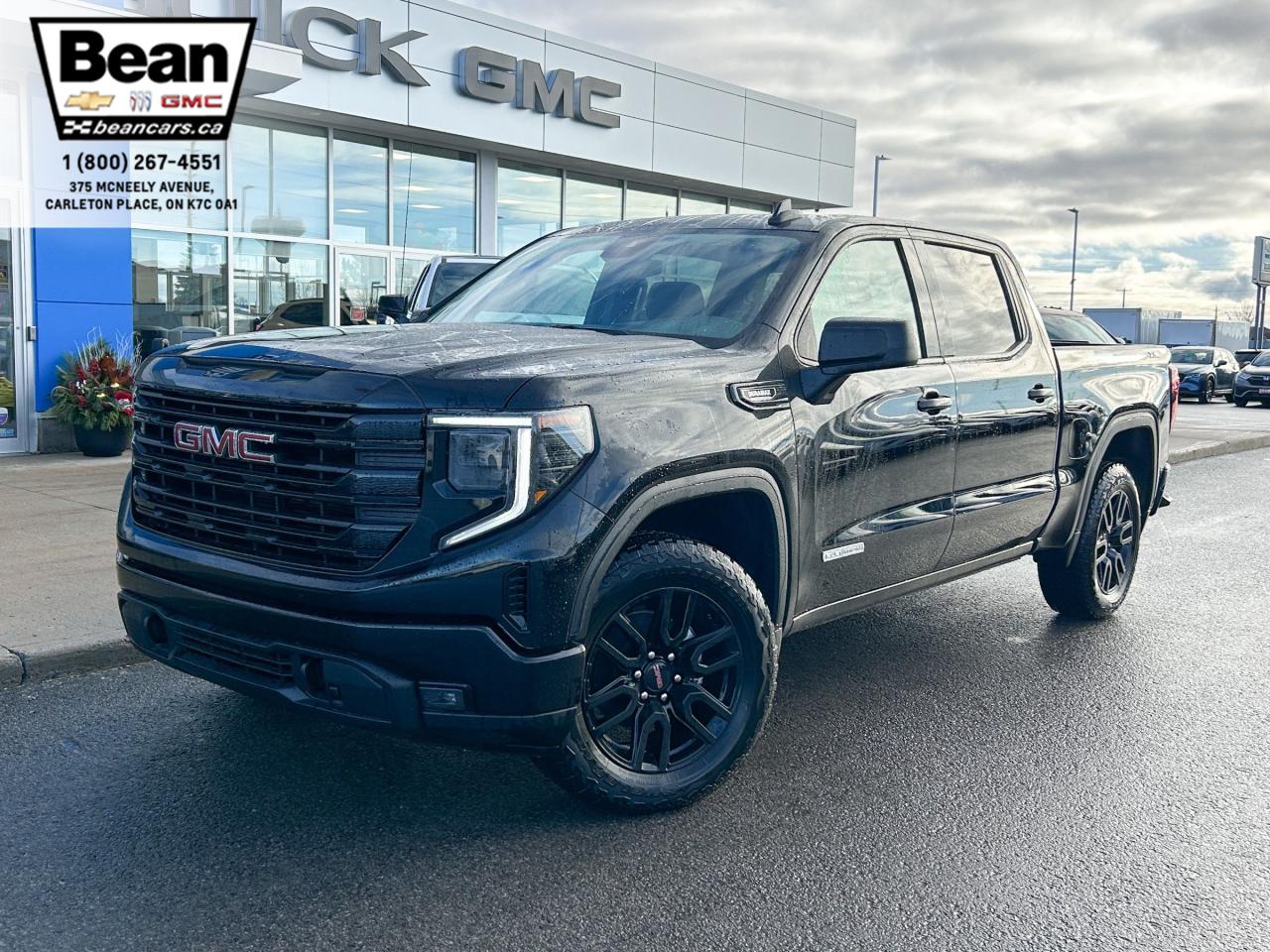 New 2025 GMC Sierra 1500 Elevation 3.0L V6 WITH REMOTE START/ENTRY, HEATED SEATS, HEATED STEERING WHEEL, CRUISE CONTROL, HD REAR VISION CAMERA for sale in Carleton Place, ON