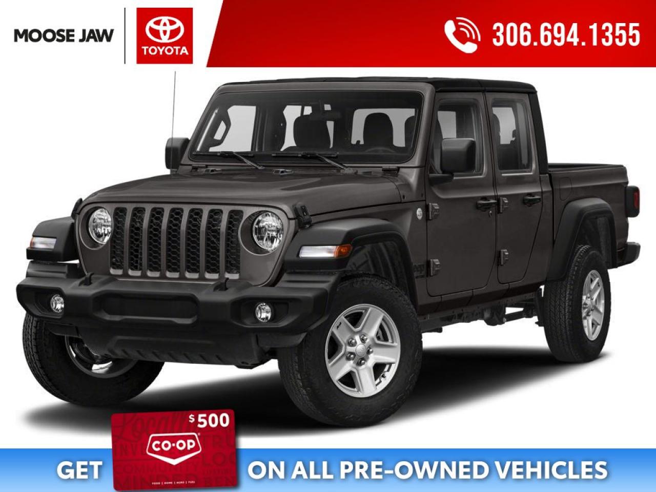 Used 2020 Jeep Gladiator Sport S LOCAL TRADE,ACCIDENT FREE,3.6L V6 WITH UPGRATED 8 SPEED AUTO,TECH PKG INCLUDING 7