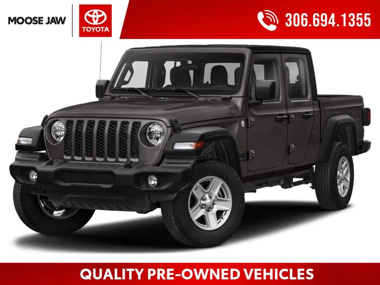 Used 2020 Jeep Gladiator Sport S LOCAL TRADE,ACCIDENT FREE,3.6L V6 WITH UPGRATED 8 SPEED AUTO,TECH PKG INCLUDING 7