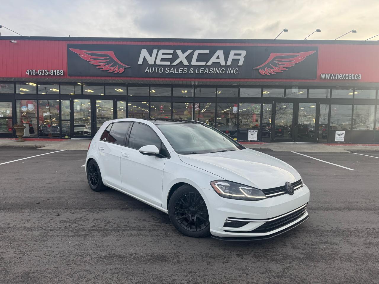 Used 2018 Volkswagen Golf HIGHLINE AUTO LEATHER PANO/ROOF P/START CAMERA for sale in North York, ON