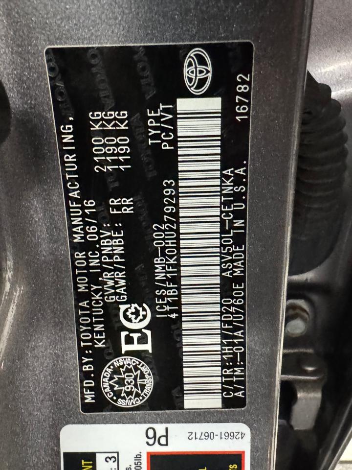2017 Toyota Camry LE+New Tires+Brakes+Camera+Bluetooth+CLEAN CARFAX - Photo #39