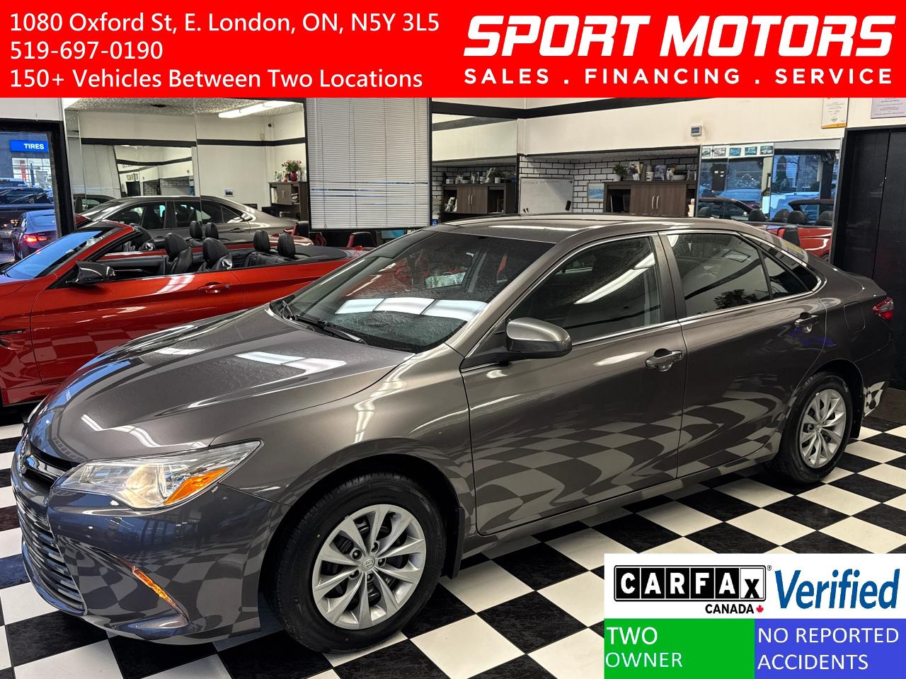 Used 2017 Toyota Camry LE+New Tires+Brakes+Camera+Bluetooth+CLEAN CARFAX for sale in London, ON