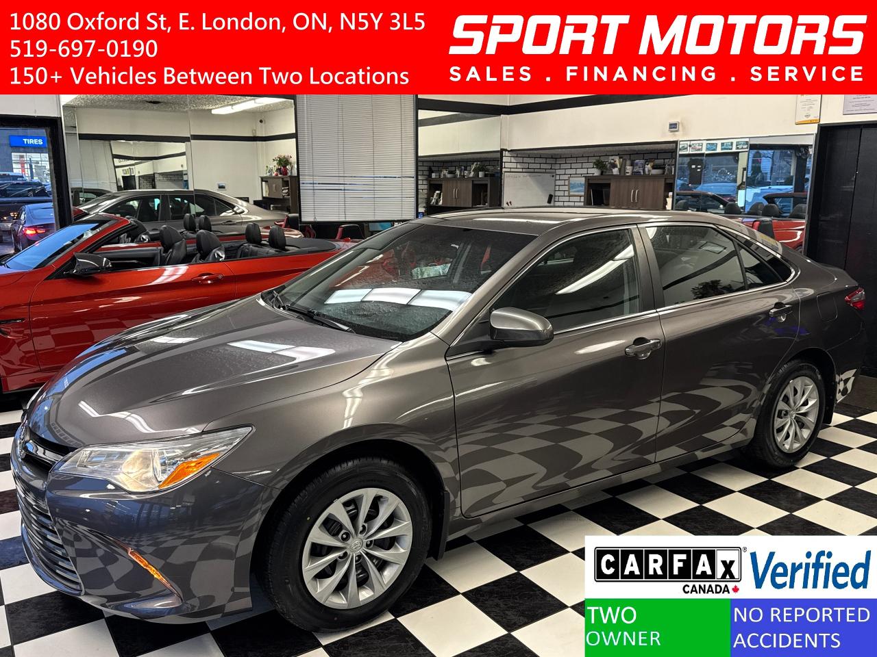 2017 Toyota Camry LE+New Tires+Brakes+Camera+Bluetooth+CLEAN CARFAX