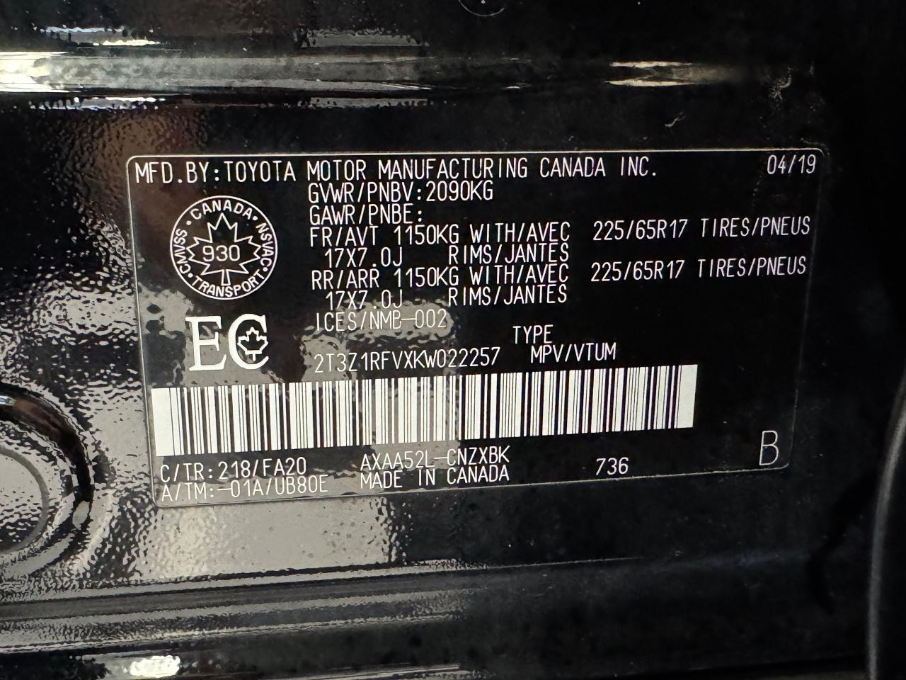 2019 Toyota RAV4 LE+Adaptive Cruise+LaneKeep+ONE OWNER+CLEAN CARFAX - Photo #39