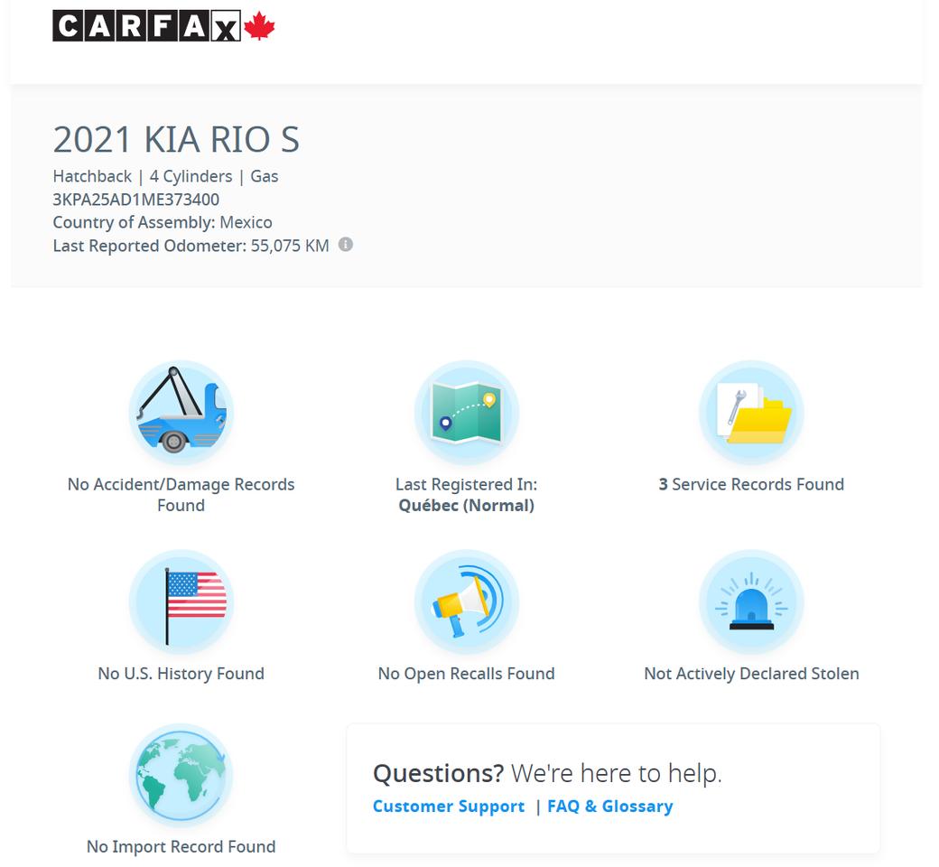 2021 Kia Rio LX+ApplePlay+Heated Seats+CLEAN CARFAX Photo