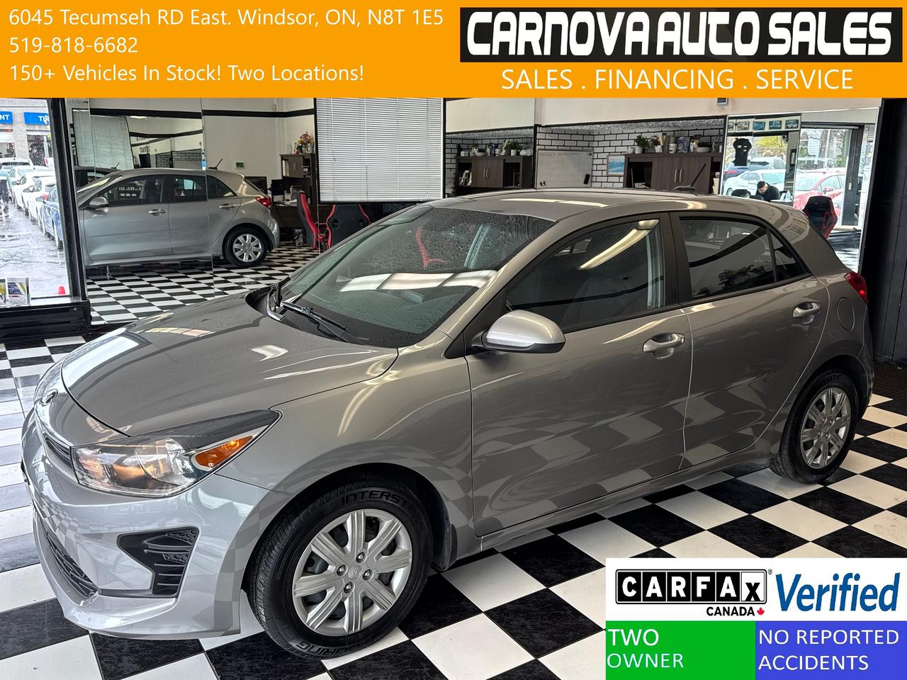 2021 Kia Rio LX+ApplePlay+Heated Seats+CLEAN CARFAX Photo0