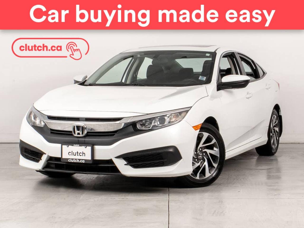 Used 2016 Honda Civic EX w/ Power Munroof, Push Button Start, Backup cam for sale in Bedford, NS