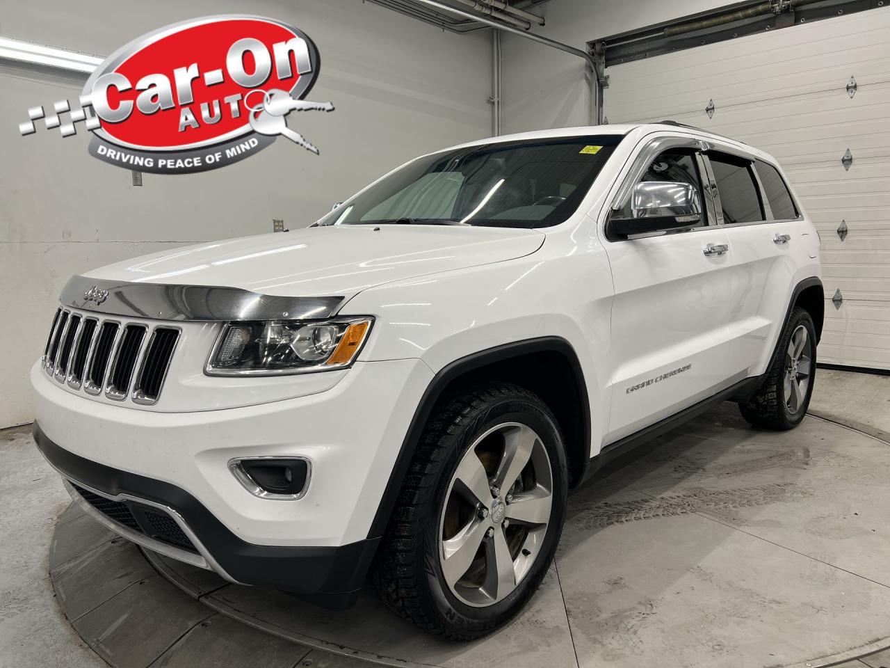 Used 2016 Jeep Grand Cherokee LIMITED 4x4| SUNROOF | LEATHER | NAV |REMOTE START for sale in Ottawa, ON