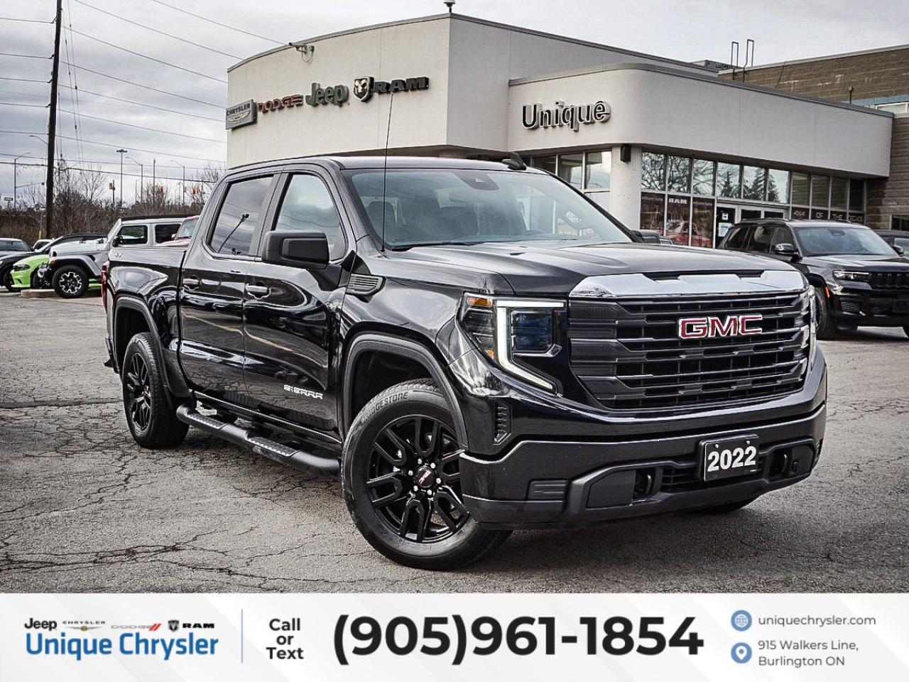 Used 2022 GMC Sierra 1500 Pro 4x4| TONNEAU COVER| LOCAL TRADE| for sale in Burlington, ON