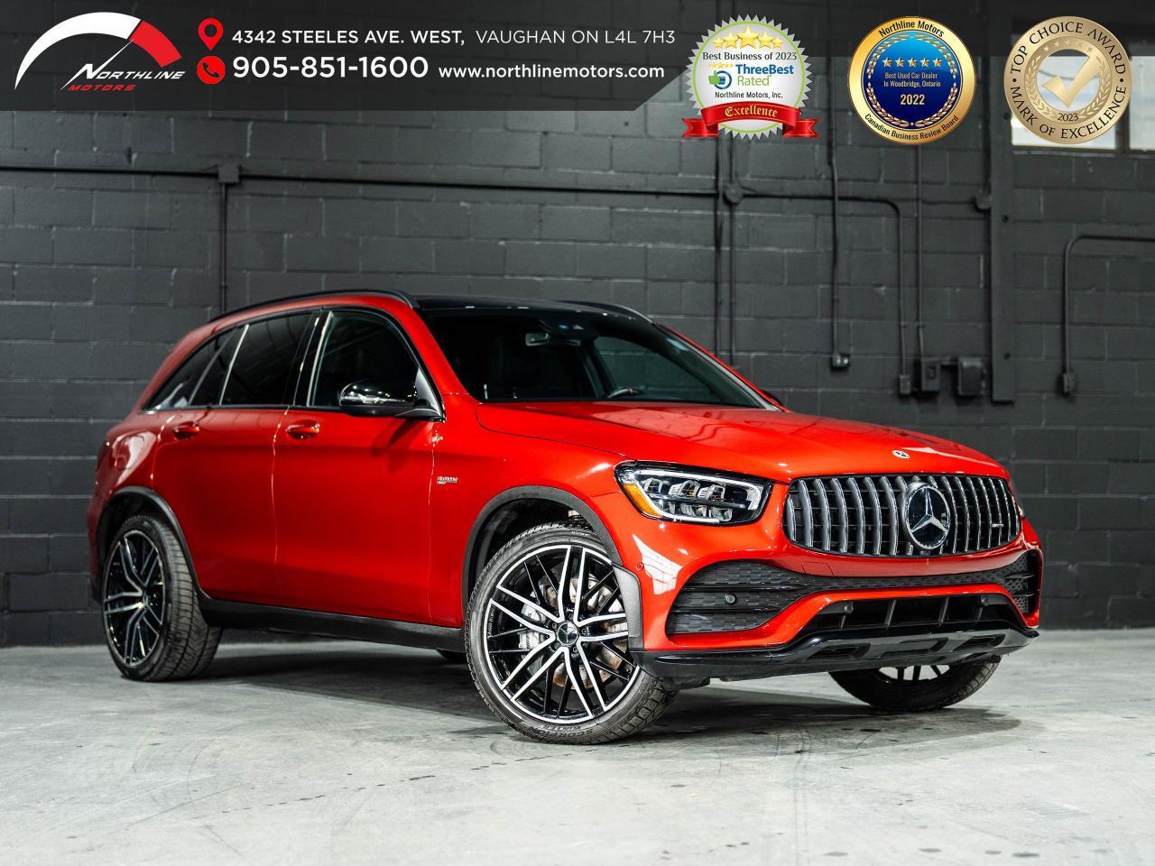 Used 2022 Mercedes-Benz GL-Class AMG GLC 43 4MATIC/PANO/360 CAM/CLEAN CARFAX for sale in Vaughan, ON