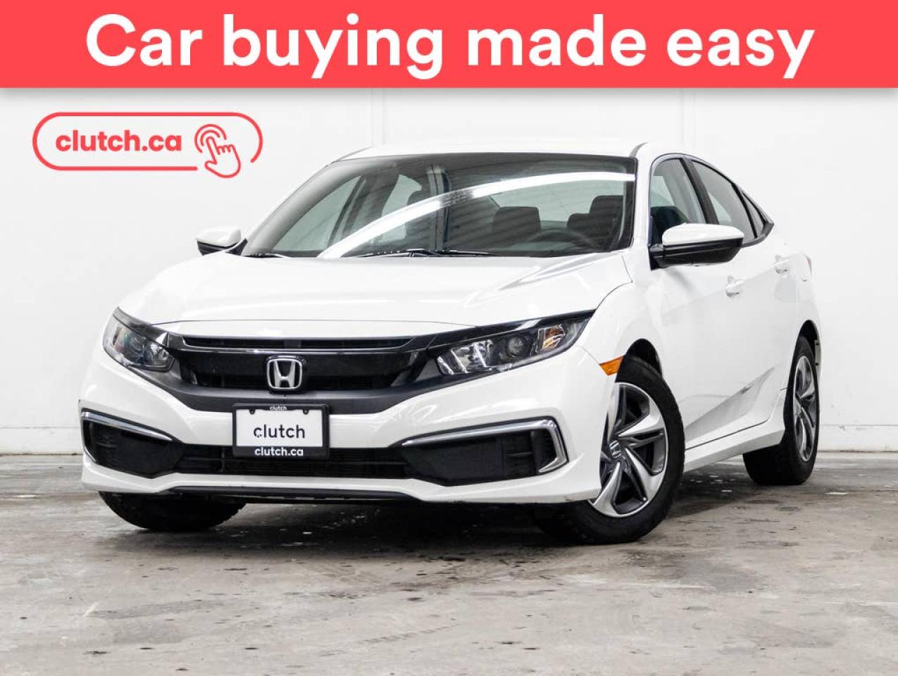 Used 2021 Honda Civic LX w/ Apple CarPlay & Android Auto, A/C, Rearview Cam for sale in Toronto, ON