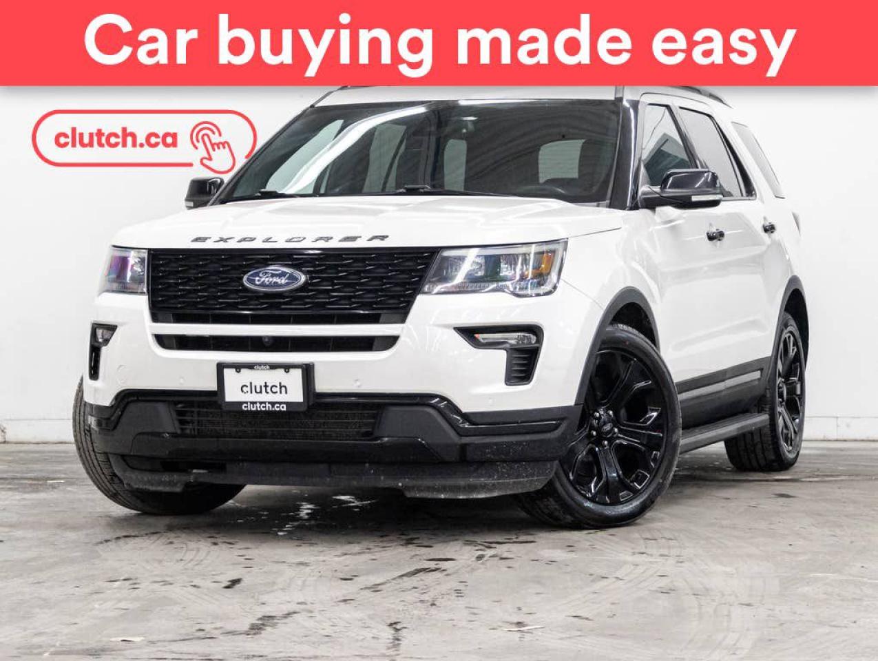 Used 2019 Ford Explorer Sport 4WD w/ SYNC 3, Apple CarPlay & Android Auto, Heated Steering Wheel for sale in Toronto, ON