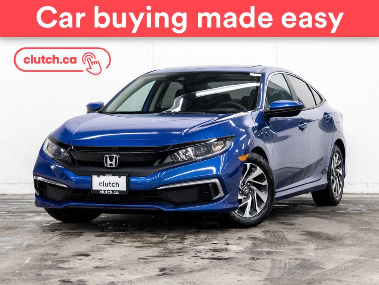 Used 2019 Honda Civic EX w/ Apple CarPlay & Android Auto, Power Moonroof, Rearview Cam for sale in Toronto, ON