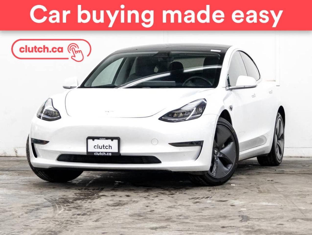 Used 2019 Tesla Model 3 Standard Range Plus w/ Autopilot, Nav, Glass Roof for sale in Toronto, ON