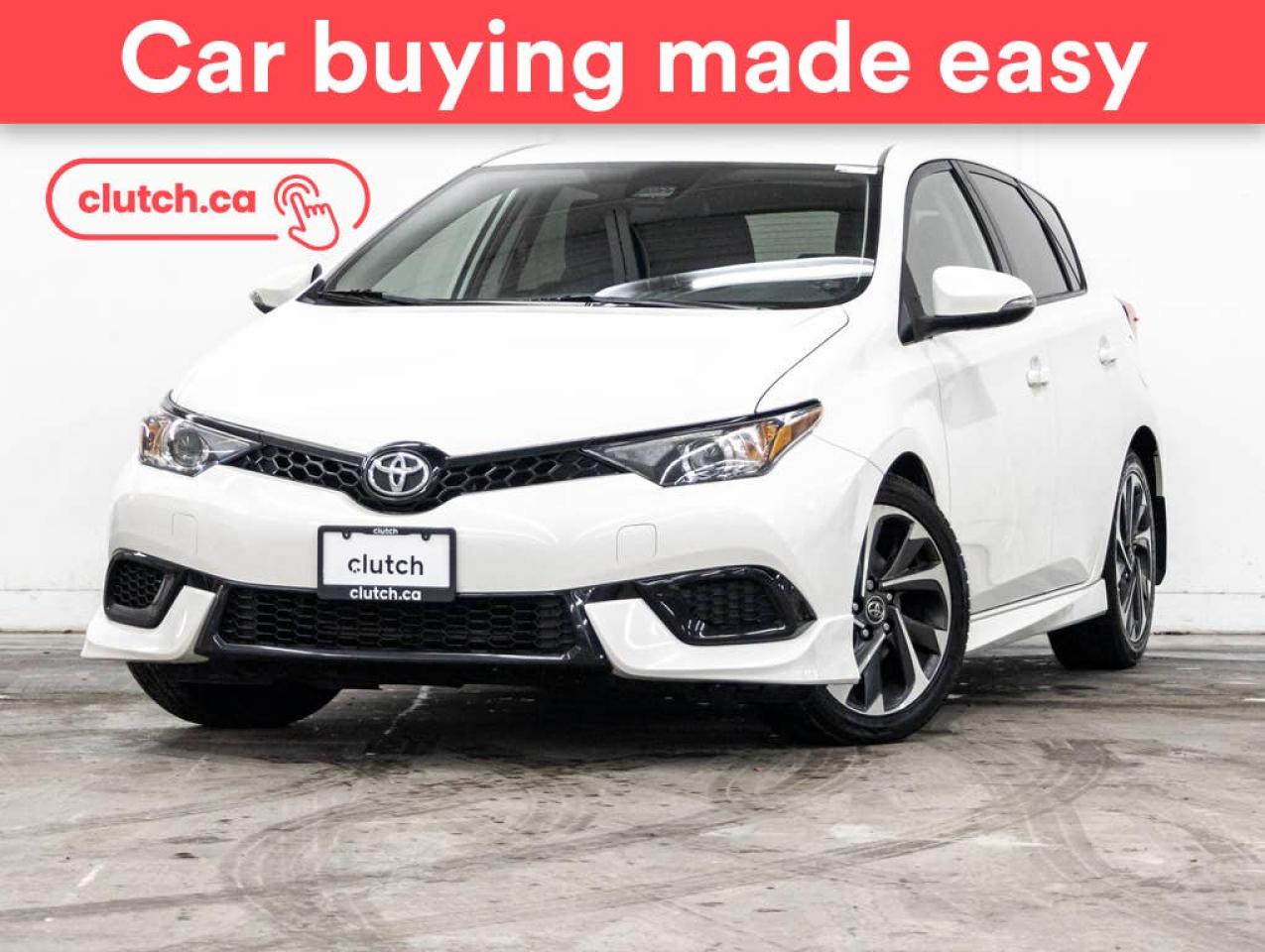 Used 2018 Toyota Corolla iM Base w/ Cruise Control, Dual Zone A/C, Rearview Cam for sale in Toronto, ON