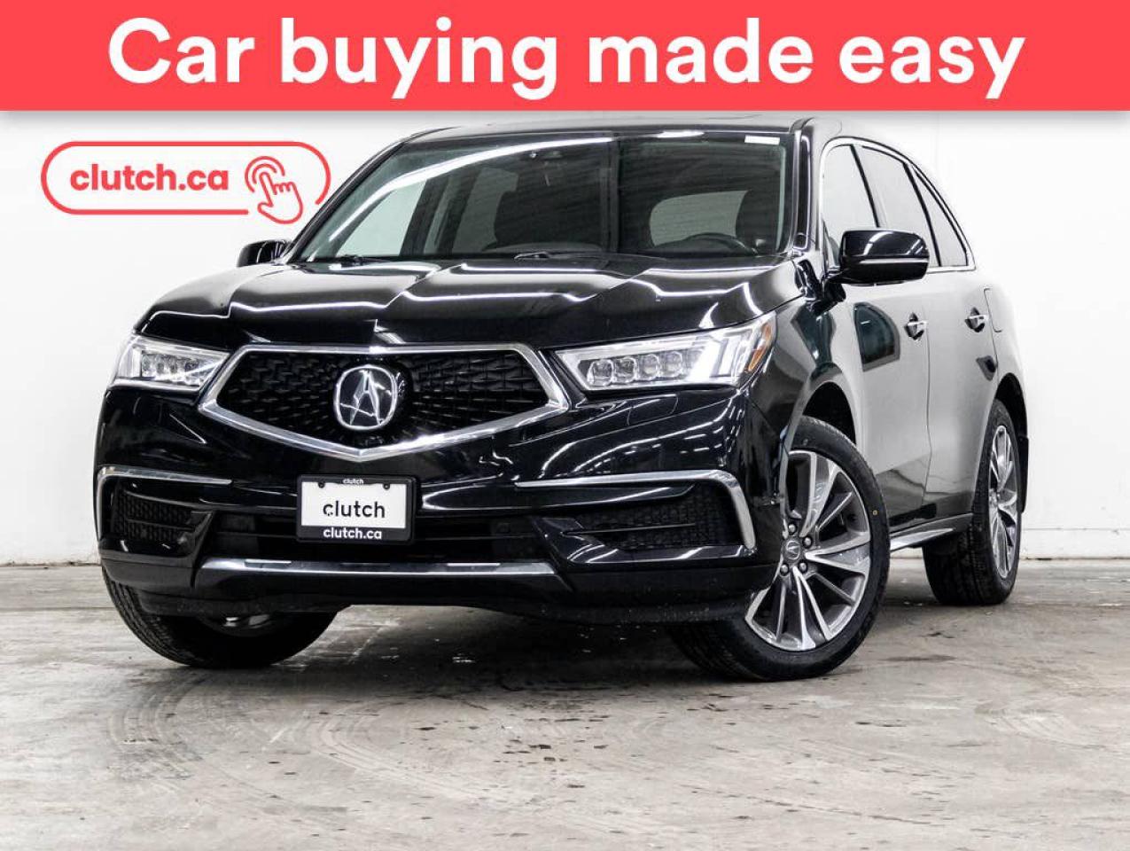 Used 2019 Acura MDX Tech AWD w/ Apple CarPlay & Android Auto, Tri Zone A/C, Power Sunroof for sale in Toronto, ON