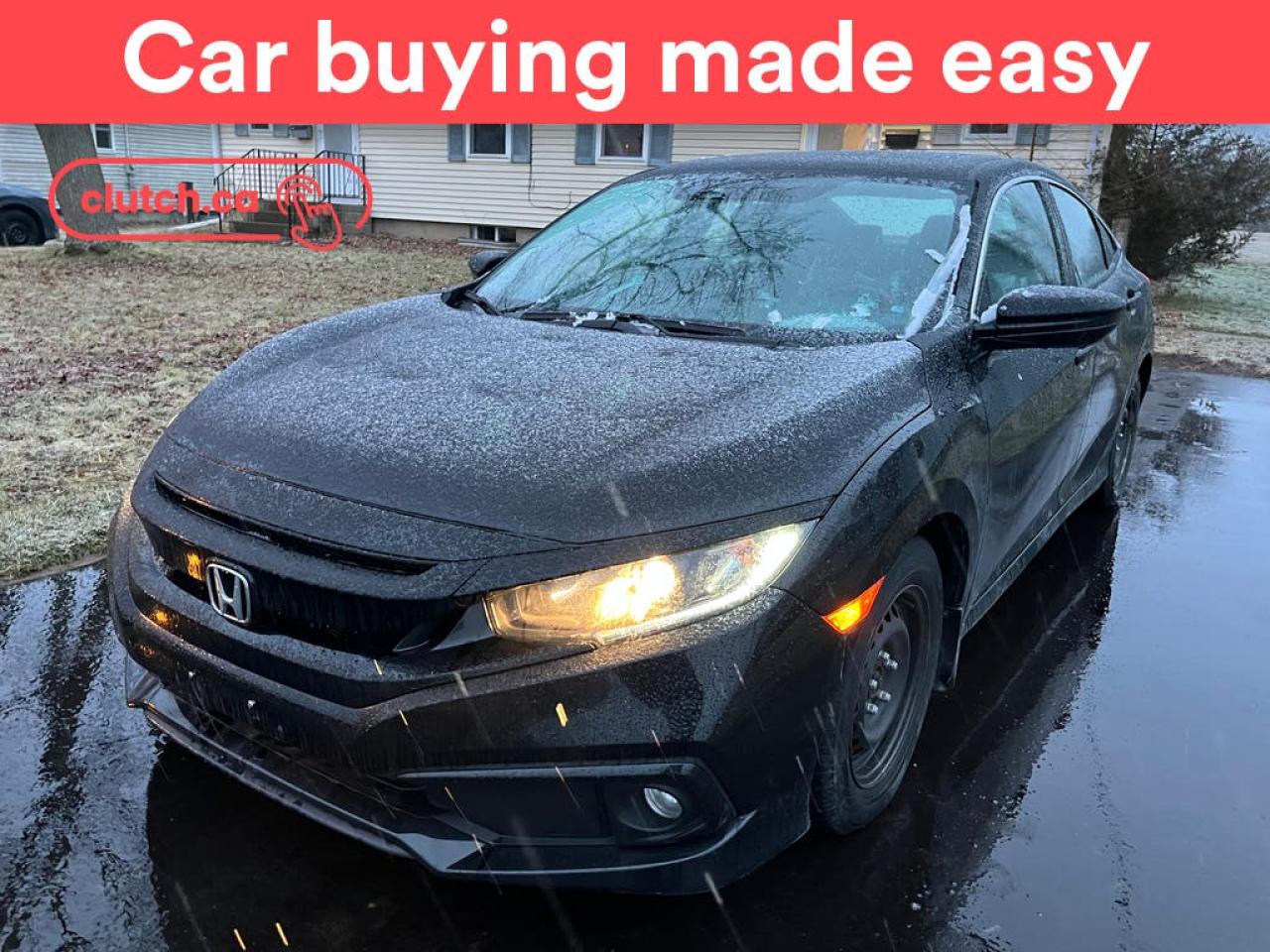 Used 2019 Honda Civic Sport w/ Apple CarPlay & Android Auto, Dual Zone A/C, Power Sunroof for sale in Toronto, ON