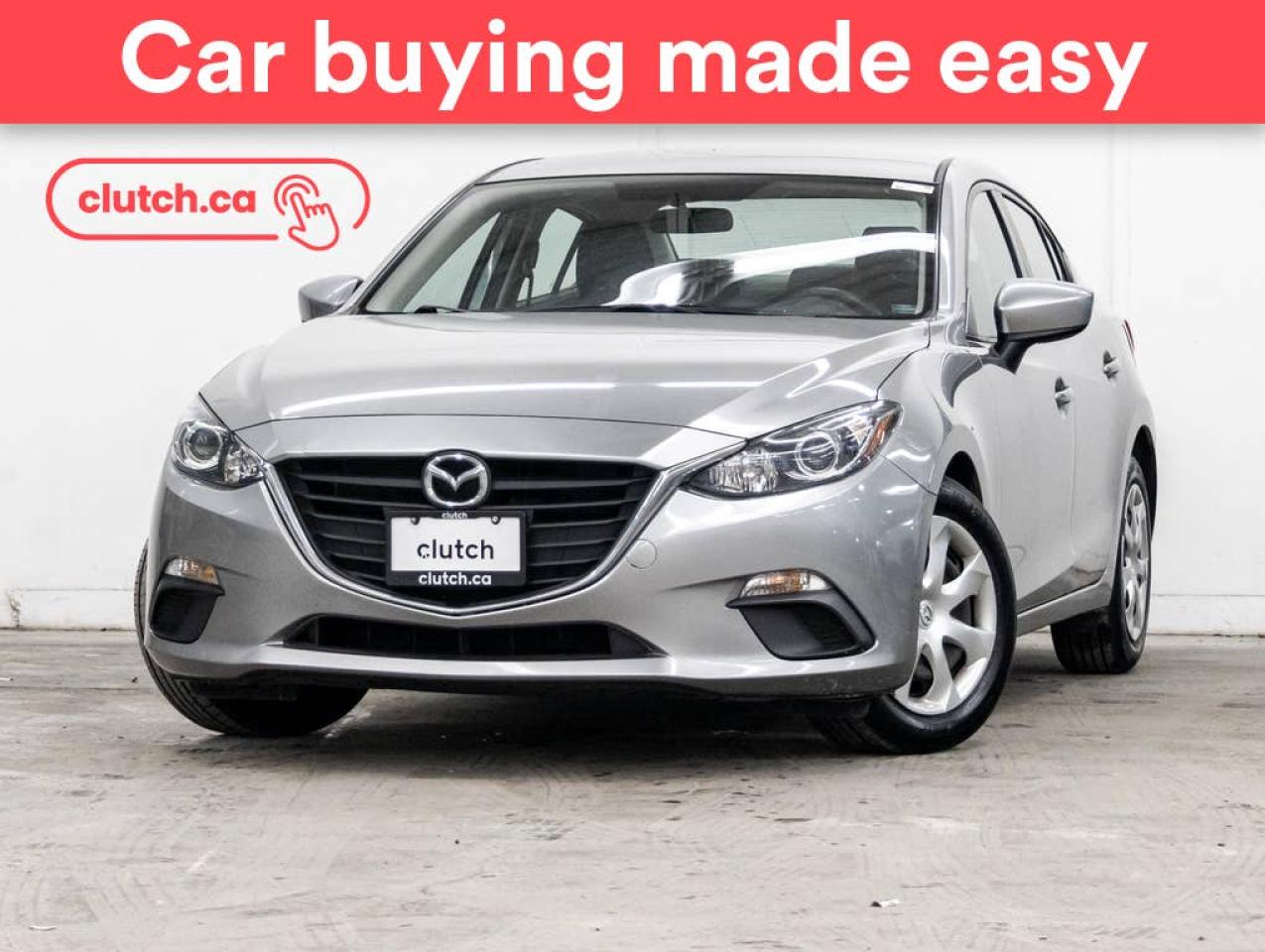 Used 2016 Mazda MAZDA3 GX w/ Rearview Camera, A/C, Cruise Control for sale in Toronto, ON