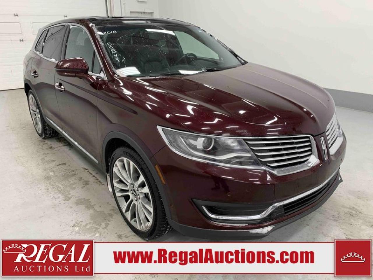 Used 2018 Lincoln MKX Reserve for sale in Calgary, AB