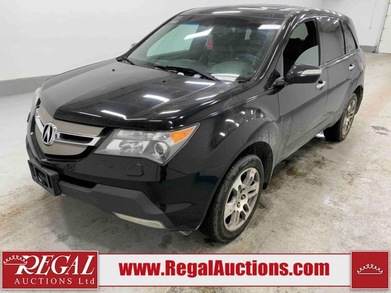 Used 2007 Acura MDX SH for sale in Calgary, AB