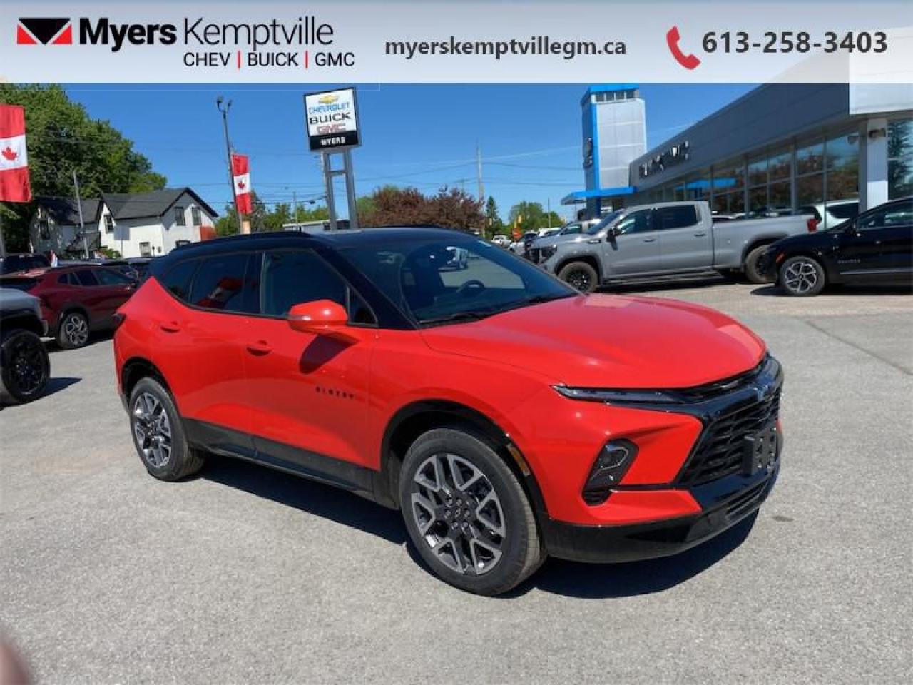 New 2025 Chevrolet Blazer RS  - Leather Seats - Sunroof for sale in Kemptville, ON