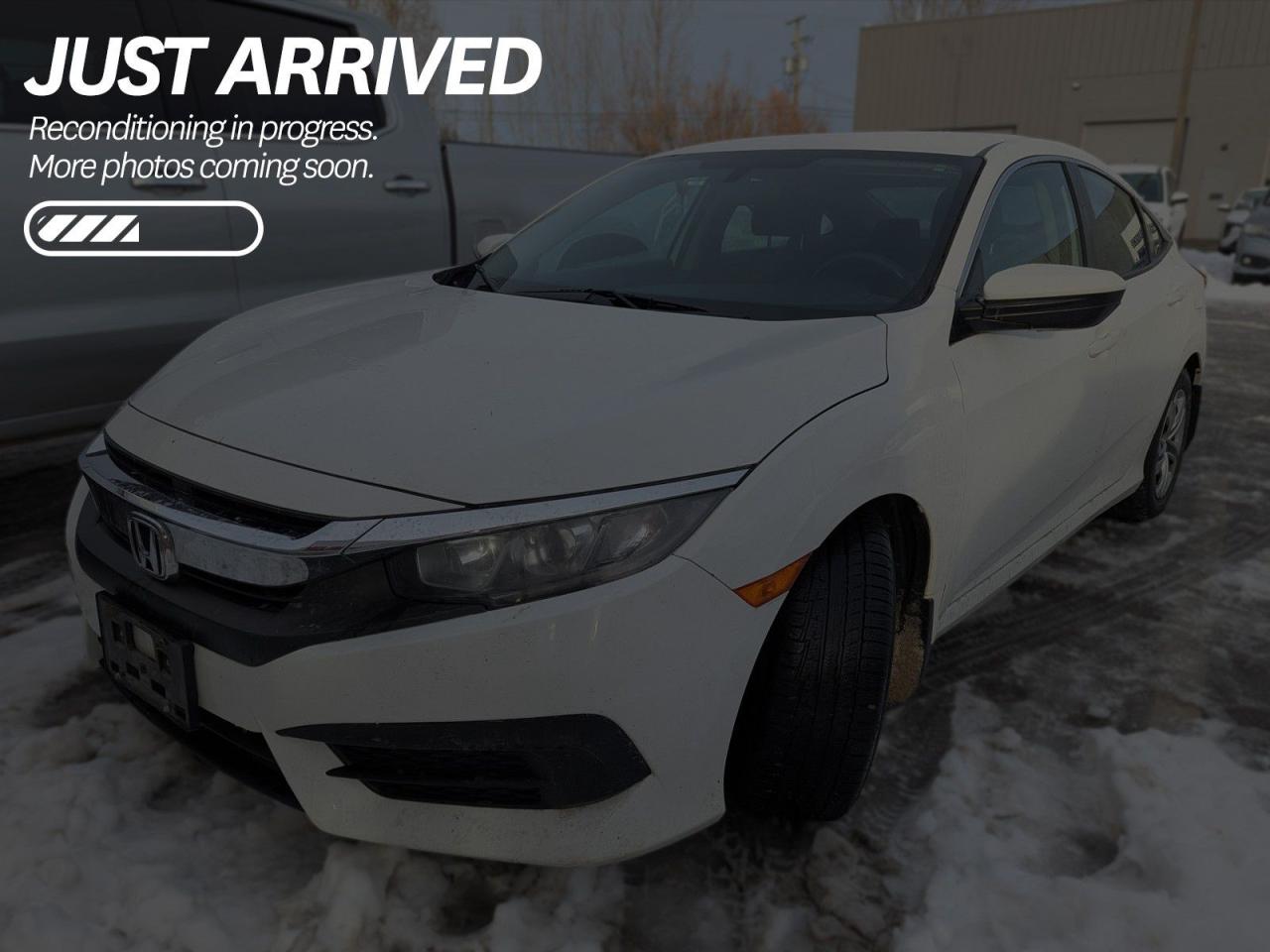 Used 2016 Honda Civic LX $185 BI-WEEKLY - WELL MAINTAINED, SMOKE-FREE, GREAT ON GAS, LOW MILEAGE for sale in Cranbrook, BC