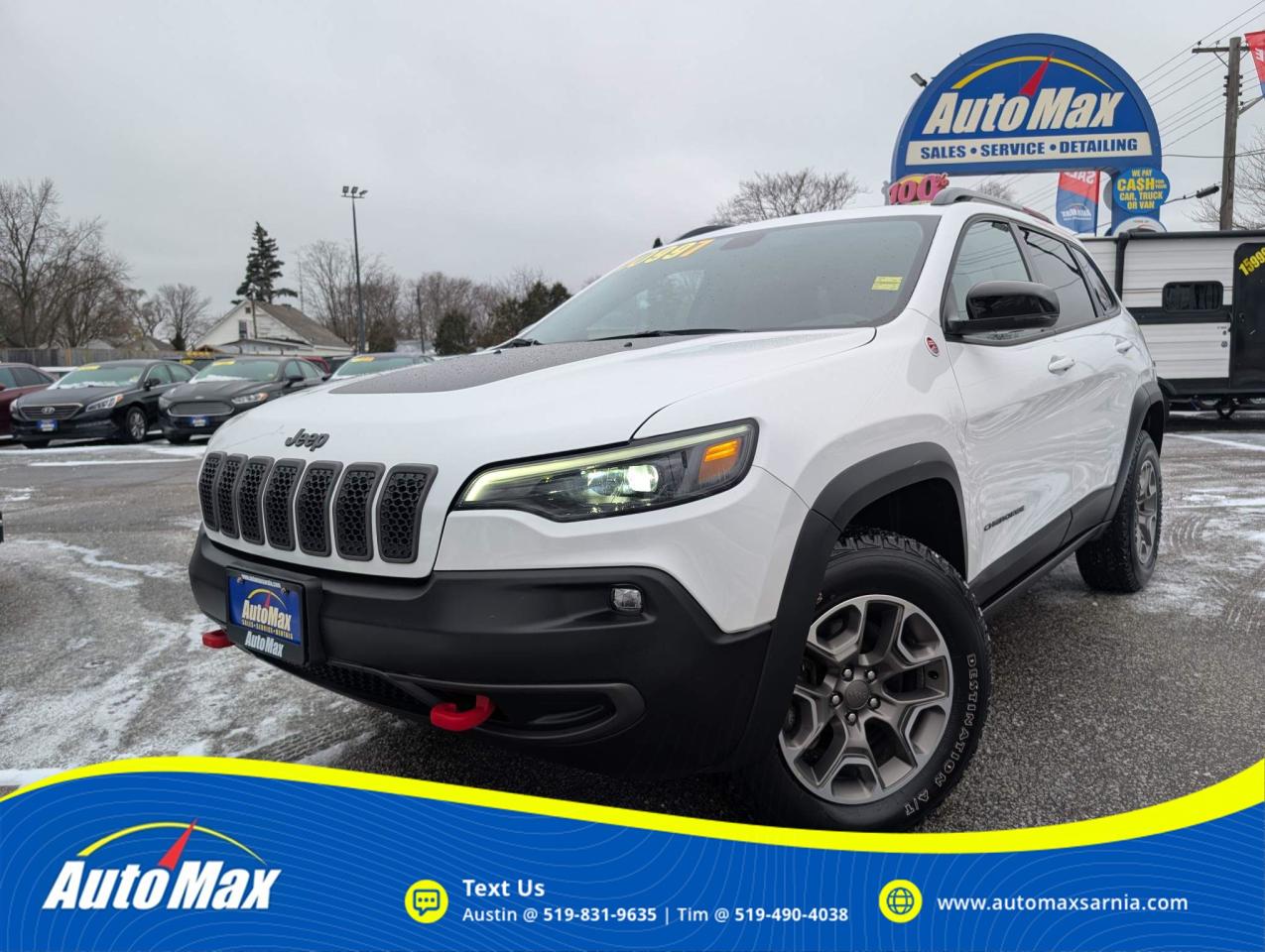 Used 2022 Jeep Cherokee Trailhawk for sale in Sarnia, ON