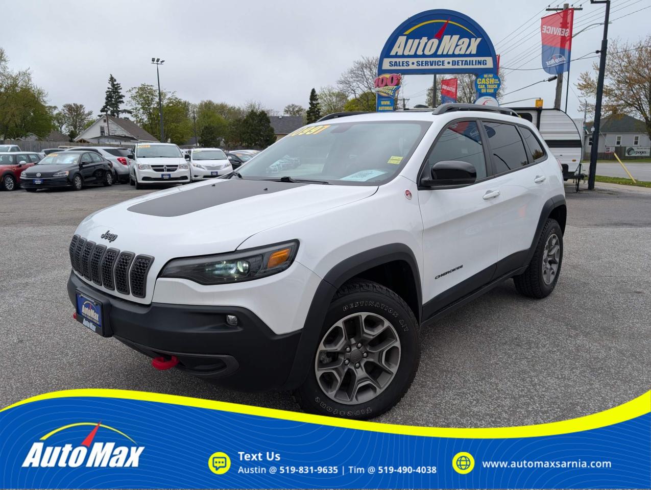 Used 2022 Jeep Cherokee Trailhawk for sale in Sarnia, ON