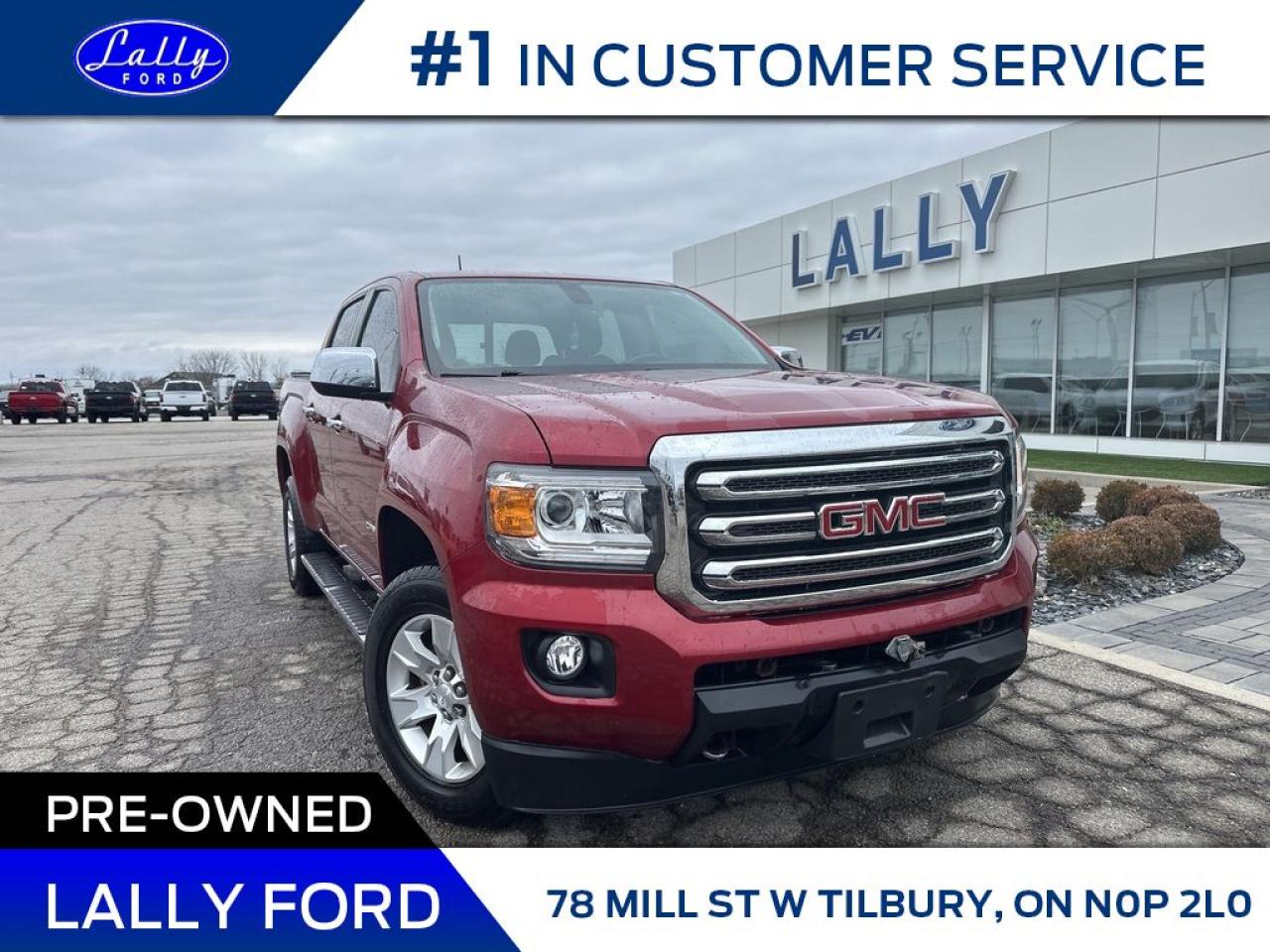 Used 2018 GMC Canyon 4WD SLE, Low Kms, Rear Camera, Local Trade! for sale in Tilbury, ON