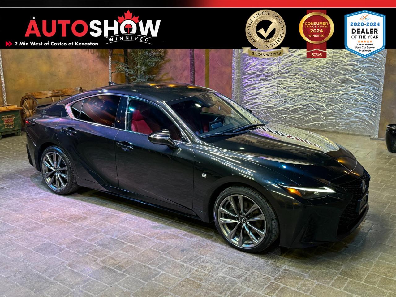 Used 2021 Lexus IS 300 F-SPORT AWD - BEAUTIFUL RIOJA INTERIOR!!! for sale in Winnipeg, MB