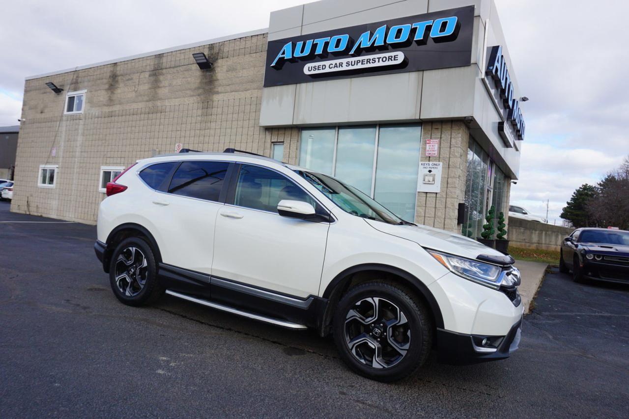 Used 2017 Honda CR-V TOURING AWD CERTIFIED *HONDA MAINTAIN* CAMERA NAV BLUETOOTH LEATHER HEATED SEATS PANO ROOF CRUISE ALLOYS for sale in Burlington, ON