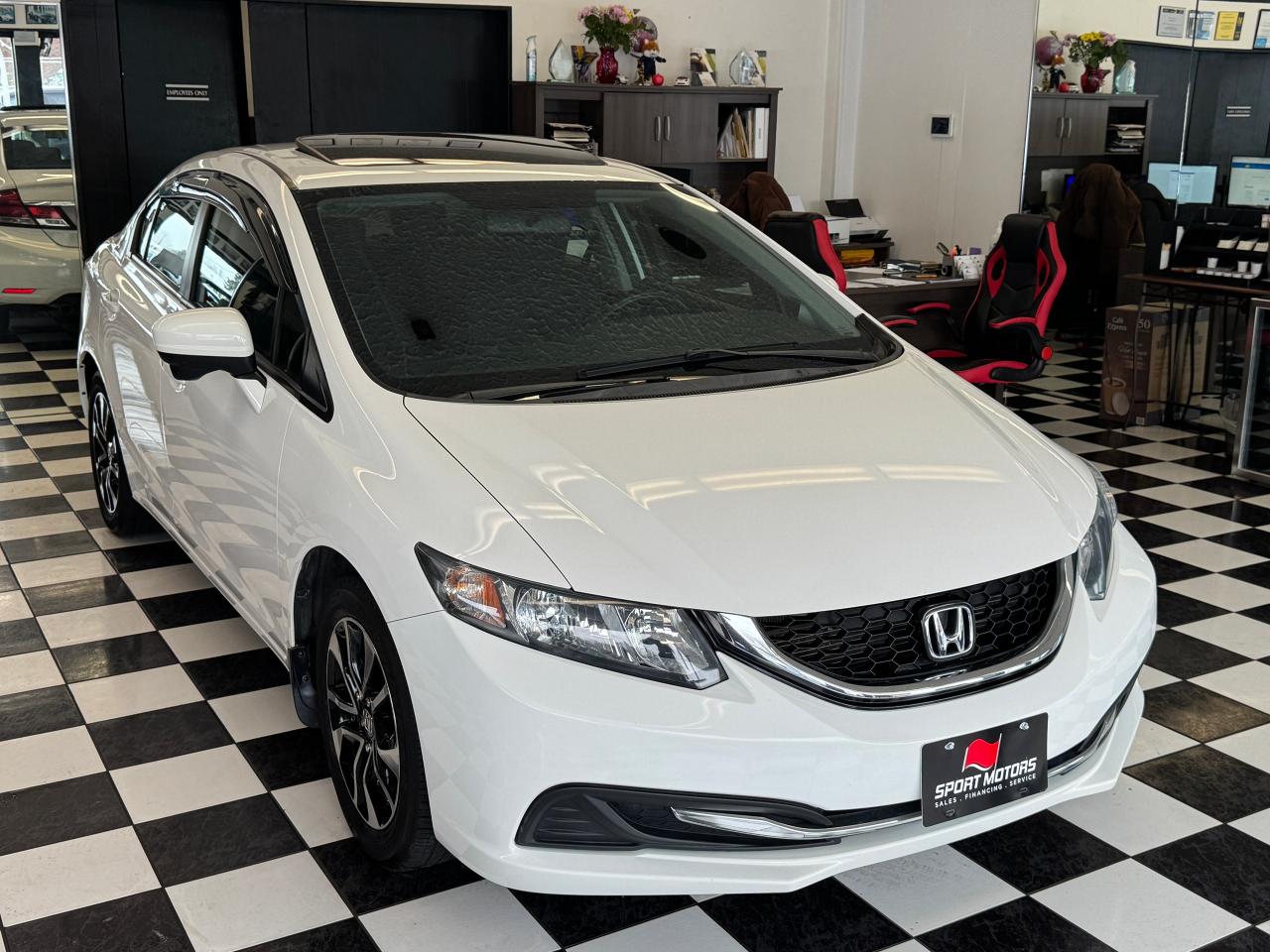 2015 Honda Civic EX+Camera+Sunroof+Cruise+CLEAN CARFAX - Photo #9