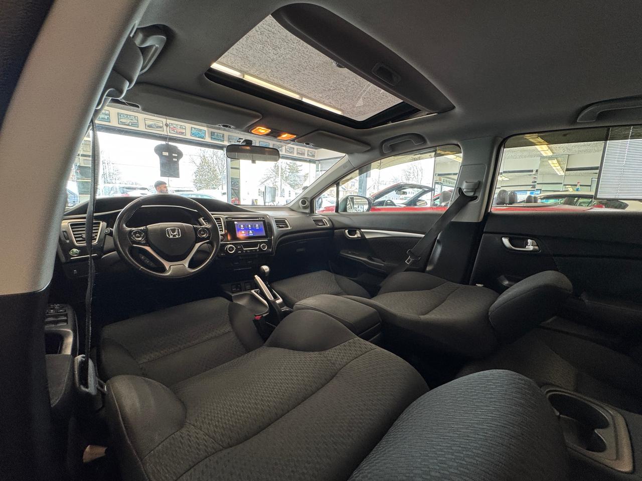2015 Honda Civic EX+Camera+Sunroof+Cruise+CLEAN CARFAX - Photo #3