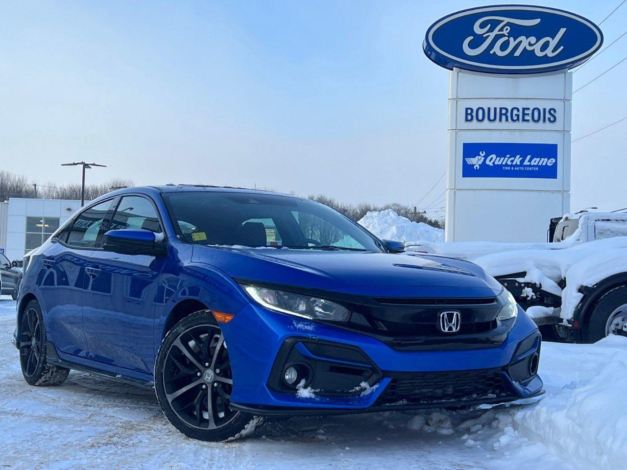 Used 2020 Honda Civic Hatchback Sport CVT Hatchback for sale in Midland, ON