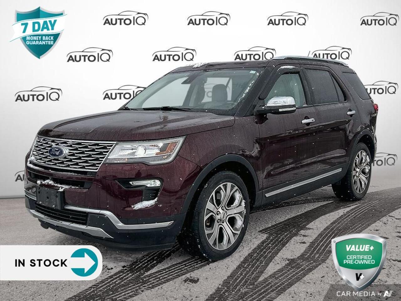 Used 2019 Ford Explorer Platinum 3.5L V6 | PRESTINE CONDITION | NAVIGATION | APPLEC for sale in Grimsby, ON