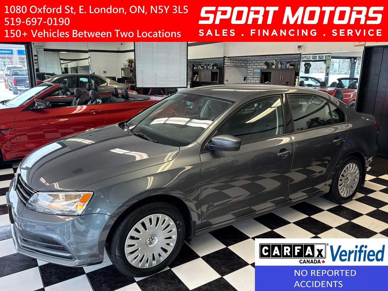 2017 Volkswagen Jetta Trendline+New Tires+Camera+ApplePlay+CLEAN CARFAX