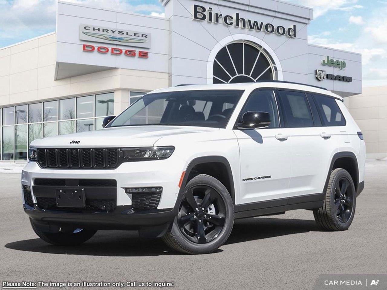 New 2025 Jeep Grand Cherokee L Limited Factory Order - Arriving Soon | CommandView dual–pane panoramic sunroof for sale in Winnipeg, MB