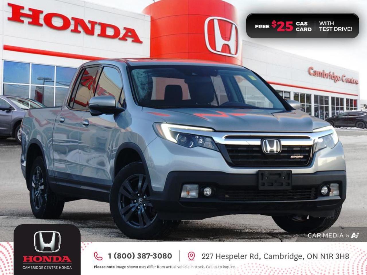 Used 2019 Honda Ridgeline Sport HONDA SENSING TECHNOLOGIES | REARVIEW CAMERA | APPLE CARPLAY™/ANDROID AUTO™ for sale in Cambridge, ON