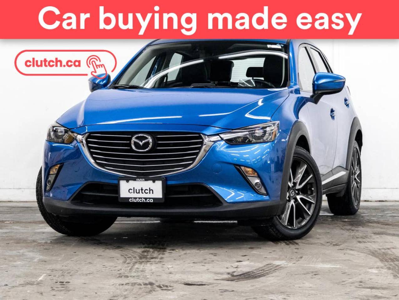 Used 2016 Mazda CX-3 GT AWD w/ Apple CarPlay & Android Auto, Heated Front Seats, Rearview Camera for sale in Toronto, ON