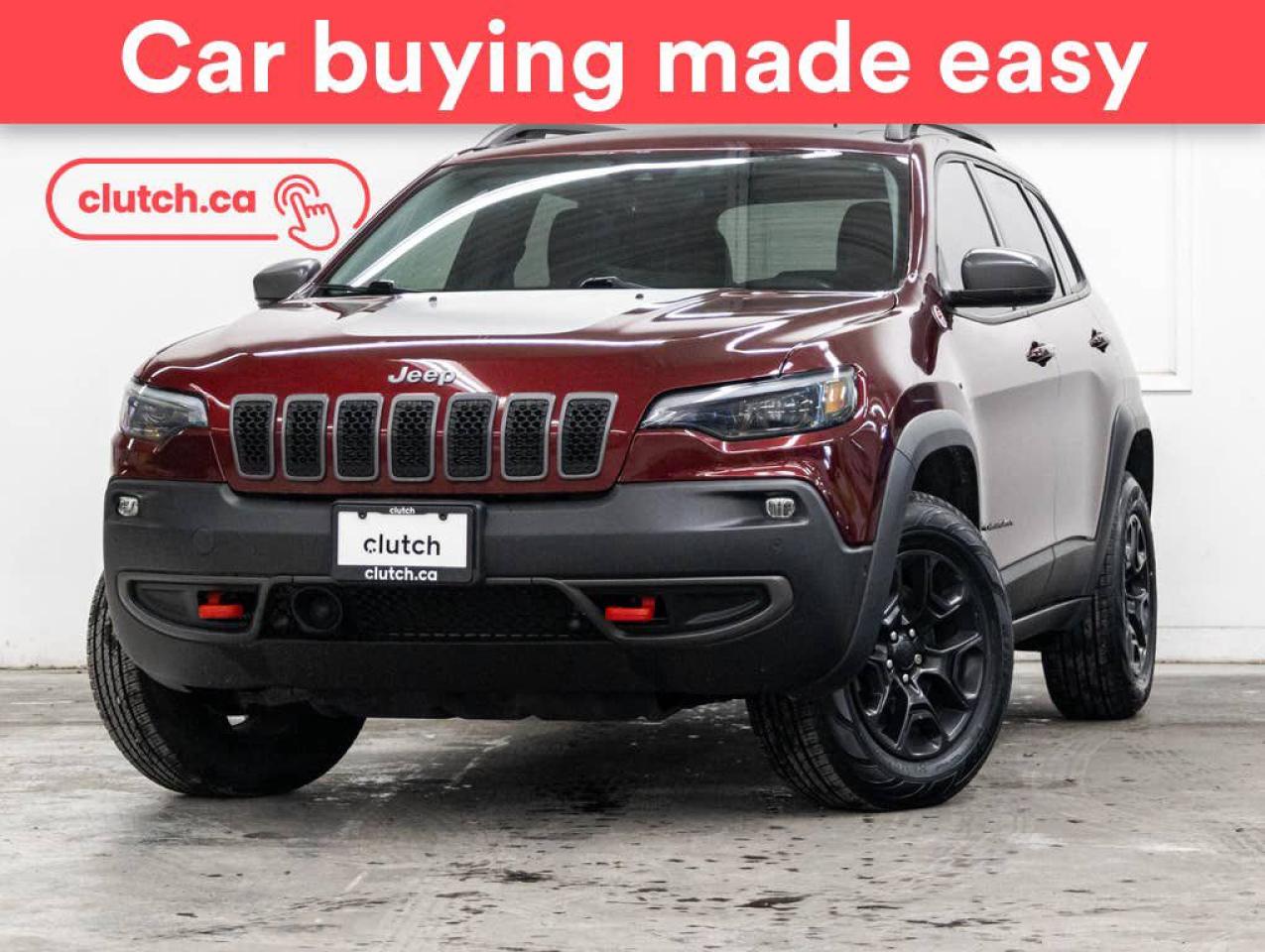 Used 2021 Jeep Cherokee Trailhawk Elite 4x4 w/ Apple CarPlay & Android Auto, Heated Steering Wheel, Heated Front Seats for sale in Toronto, ON