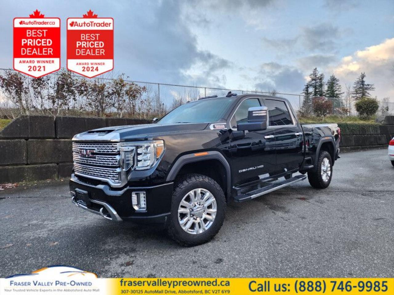 Used 2020 GMC Sierra 3500 HD Denali  Diesel, Allison Trans, Local for sale in Abbotsford, BC