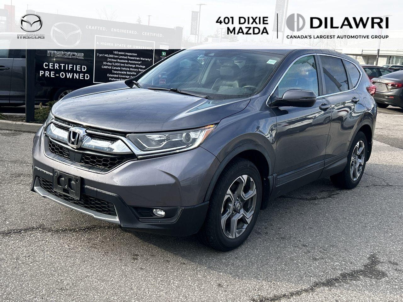 Used 2017 Honda CR-V EX-L AWD AWD.BLIND SPOT.APPLE CARPLAY AND ANDROID for sale in Mississauga, ON