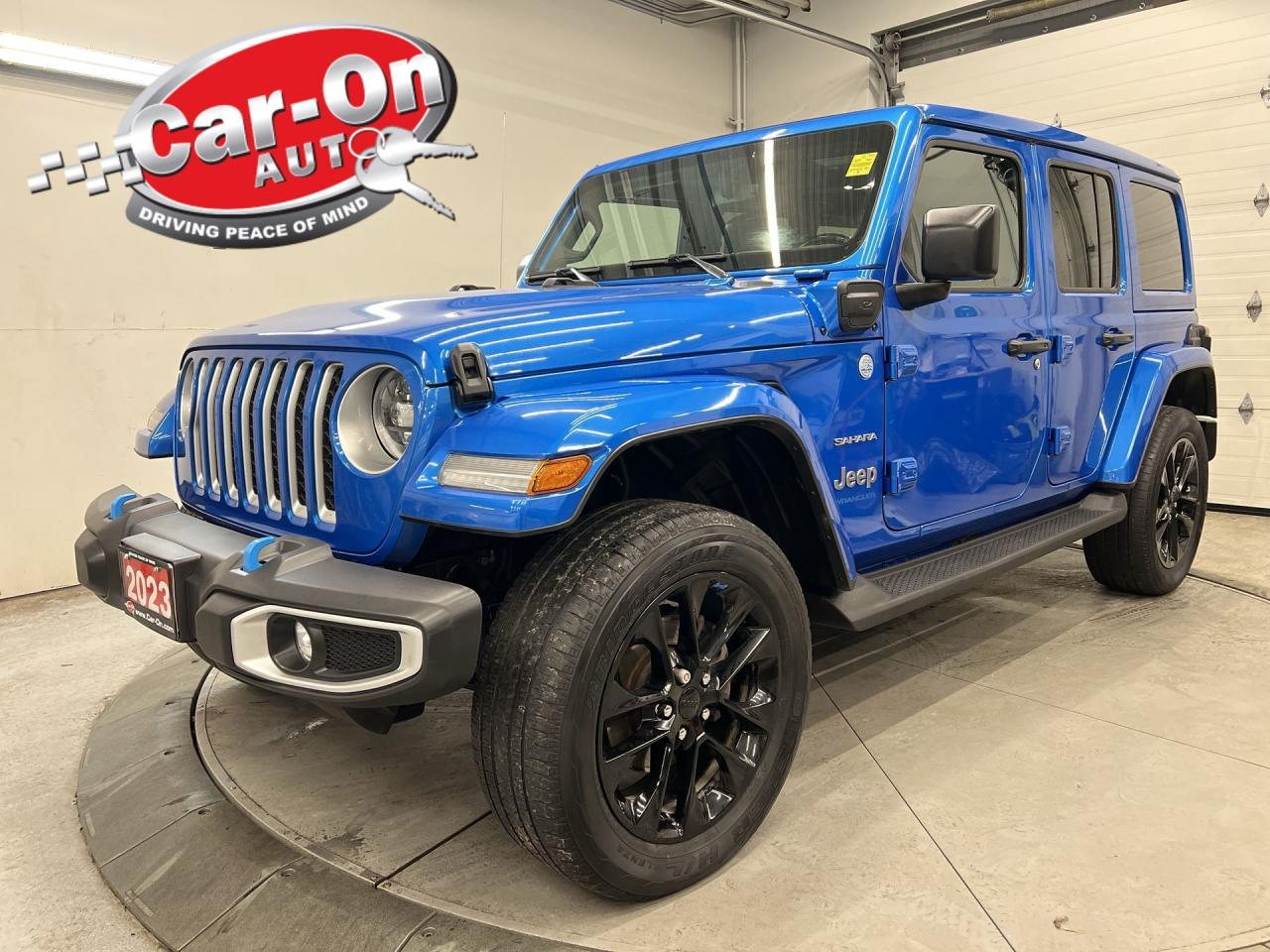 Used 2023 Jeep Wrangler 4xe SAHARA | POWER TOP | LEATHER | REMOTE START | NAV for sale in Ottawa, ON