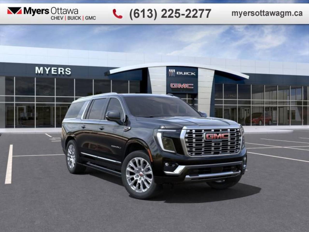 New 2025 GMC Yukon XL Denali  YUKON XL DENALI, 6.2 V8, 22'S, SUNROOF AND POWER STEPS for sale in Ottawa, ON