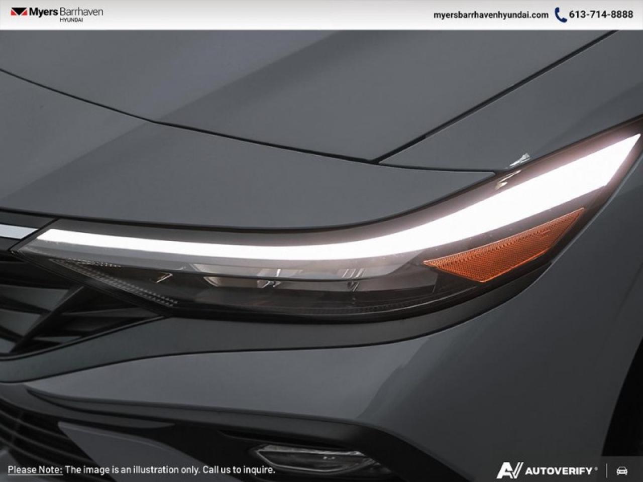 2025 Hyundai Elantra Preferred  - Sunroof -  Navigation - $204 B/W Photo