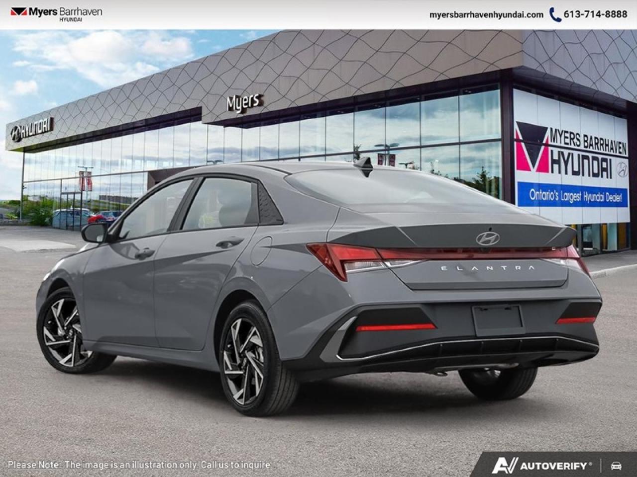 2025 Hyundai Elantra Preferred  - Sunroof -  Navigation - $204 B/W Photo