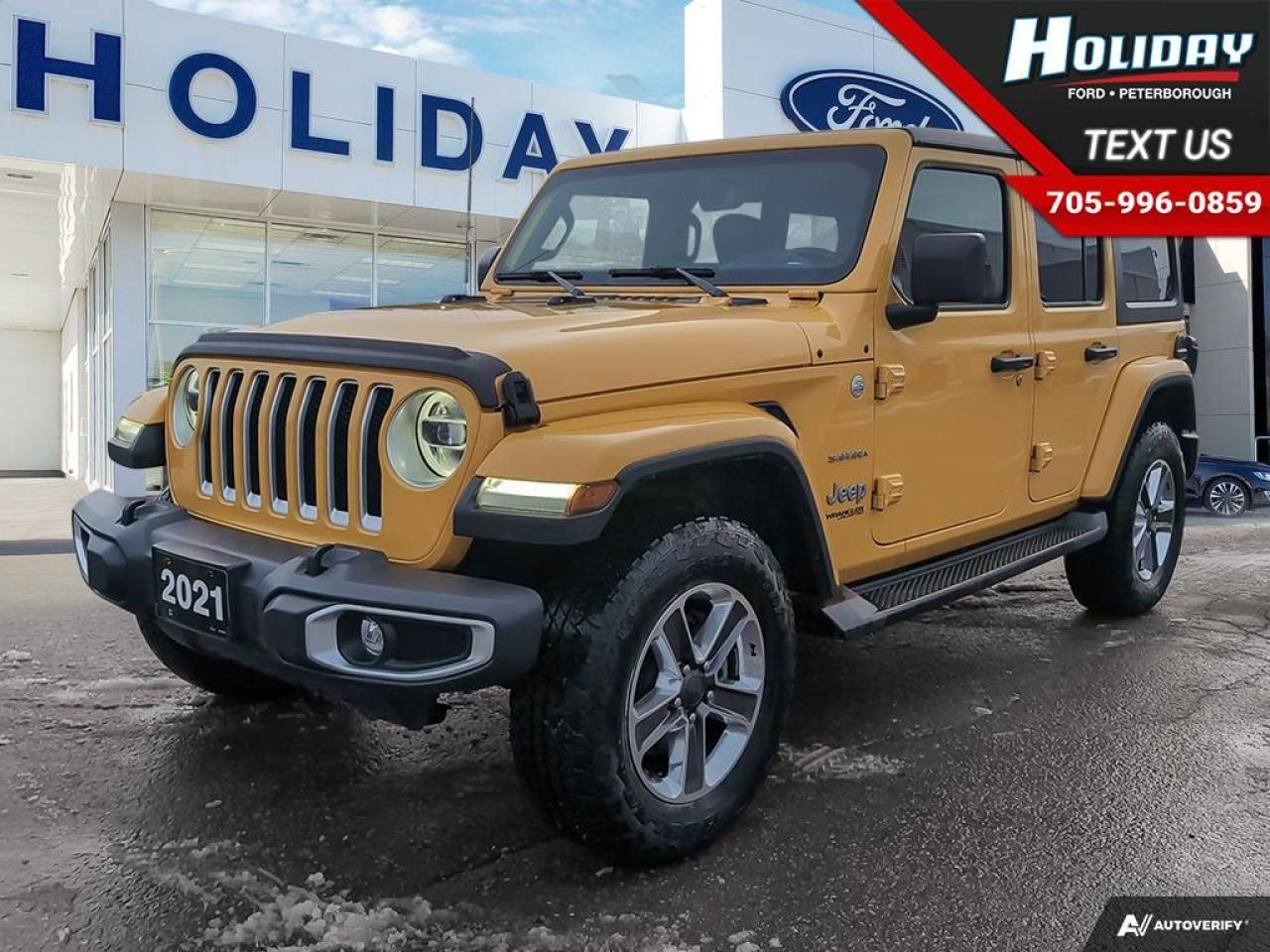 Used 2021 Jeep Wrangler Unlimited Sahara for sale in Peterborough, ON